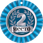 МД-14929 Медаль. 2 Место (уф-лак)