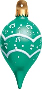 М-17487 Вырубная фигурка. Елочная игрушка (двухсторонняя, ВД-лак)