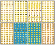 *КНМ-16916 Комплект наклеек для поощрения. Веселые смайлики (8 видов)