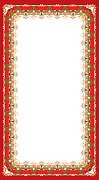ШМ-6554 Мини-диплом. Рамка для произвольного заполнения (формат 110х205 мм)