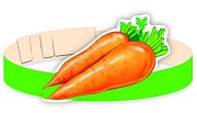 МА-9389 Маска-ободок. Морковь - группа Овощи