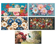 *КД-17965 Комплект конвертов для денег. Волшебного настроения! (5 шт.)