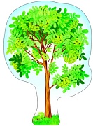 Ф-8733 Плакат вырубной А3. Рябина летняя (УФ-лак) - тема Деревья