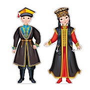 *КБ-18036 Комплект для оформления интерьера со скотчем. Народы России. Калмыки (2 плаката А3)