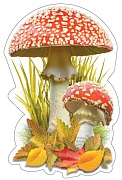 М-17003 Вырубная фигурка. Гриб Мухомор (двухсторонняя) М-17003 Вырубная фигурка. Гриб Мухомор (двухсторонняя)