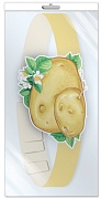 *МА-9749 Маска-ободок. Картофель (с блестками в индивидуальной упаковке с европодвесом и клеевым клапаном) - группа Овощи
