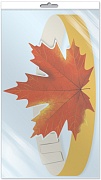 *МА-11468 Маска-ободок. Красный кленовый лист (в индивидуальной упаковке с европодвесом и клеевым клапаном) - тема Деревья
