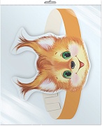 *МА-7975 Маска-ободок В ПАКЕТЕ. Белочка (в индивидуальной упаковке, с европодвесом и клеевым клапаном) 