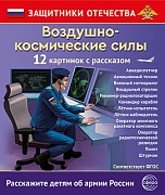 Защитники Отечества. Воздушно-космические силы (12 карточек с текстом на обороте)