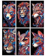 *КД-18009 Комплект конвертов для денег. Звери напоминают (6 шт.)