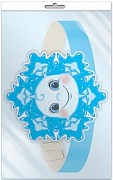 *МА-10074 Маска-ободок. Снежинка (улыбка) (в индивидуальной упаковке с европодвесом и клеевым клапаном) - группа Снежинки