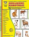 Дем. картинки СУПЕР Домашние животные В ПАПКЕ. 16 демонстрационных картинок с текстом (173х220 мм)