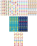 *КНМ-17558 Комплект наклеек для поощрения (7 наборов, 50 шт. листе)