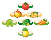 *КМА-17565 Комплект масок-ободков. Овощи (7 шт. в комплекте) *КМА-17565 Комплект масок-ободков. Овощи (7 шт. в комплекте)