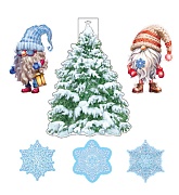 *КБ-16675 Комплект для оформления интерьера. Сказка в лесу (2 плаката А4, плакат А3 и 3 фигуры по 2 шт.) *КБ-16675 Комплект для оформления интерьера. Сказка в лесу (2 плаката А4, плакат А3 и 3 фигуры по 2 шт.)