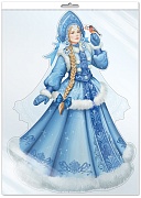 *Ф-17476 ПЛАКАТ ВЫРУБНОЙ А3 В ПАКЕТЕ. Снегурочка (двухсторонний, ВД-лак, в индивидуальной упаковке, с европодвесом и клеевым клапаном) *Ф-17476 ПЛАКАТ ВЫРУБНОЙ А3 В ПАКЕТЕ. Снегурочка (двухсторонний, ВД-лак, в индивидуальной упаковке, с европодвесом и клеевым клапаном)