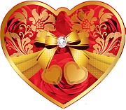 М-12604 Сердечко одинарное. Без названия (УФ-лак) М-12604 Сердечко одинарное. Без названия (УФ-лак)