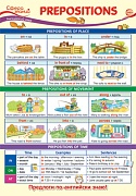 ПО-14146 Плакат А3. Английский язык в 3 классе. Prepositions