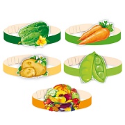 *КМА-17902 Комплект масок-ободков. Овощи (5 шт.)