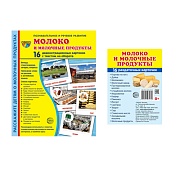 *Комплект. Дем. картинки СУПЕР Молоко и молочные продукты (2 формата: 173х220 и 63х87) 