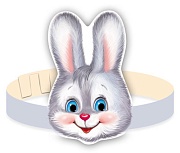 МА-7976 Маска-ободок. Зайчик - группа Животные