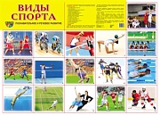 Демонстрационный плакат СУПЕР А2 Виды спорта